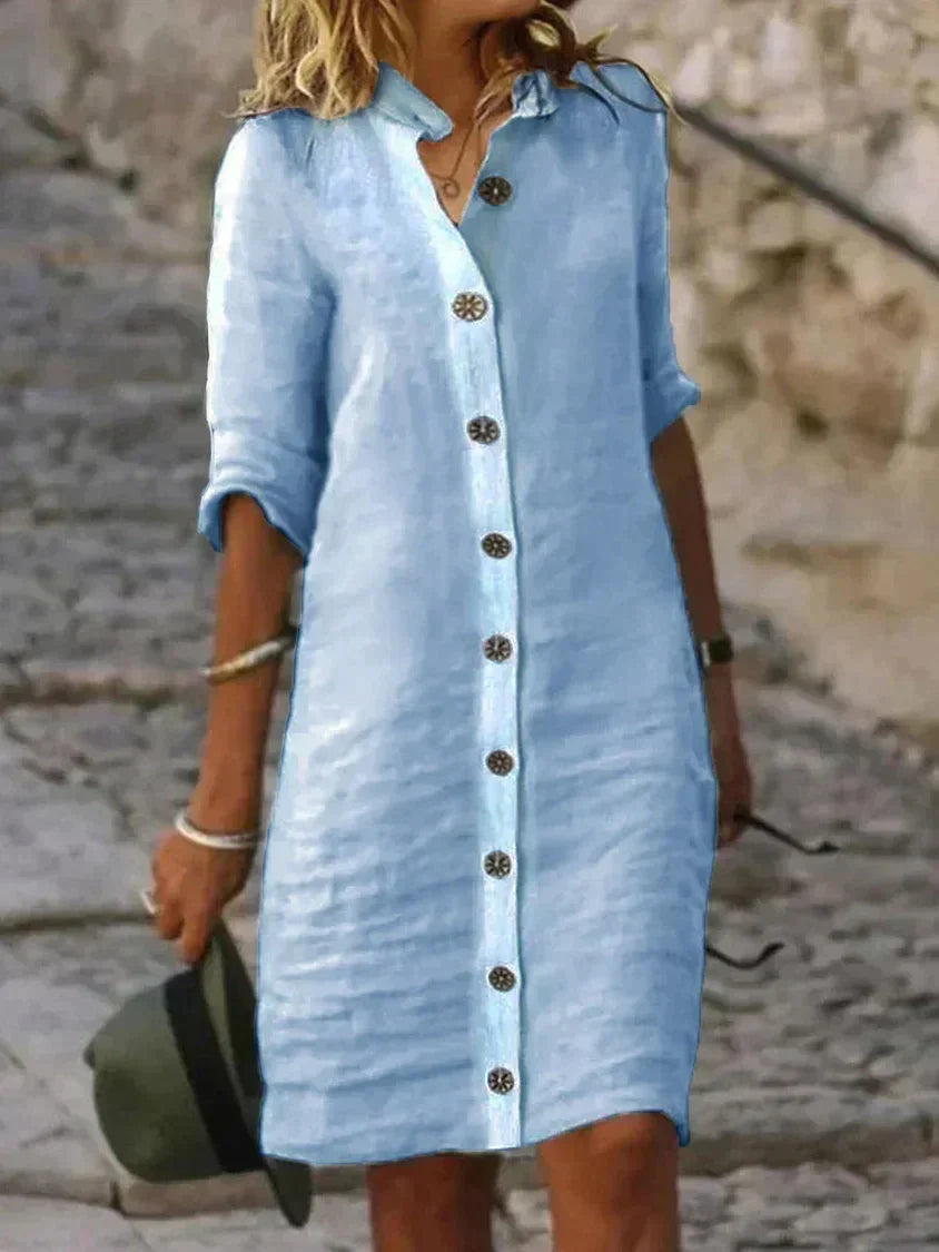 Robe Alissa Mi-longue Élégante & Décontractée