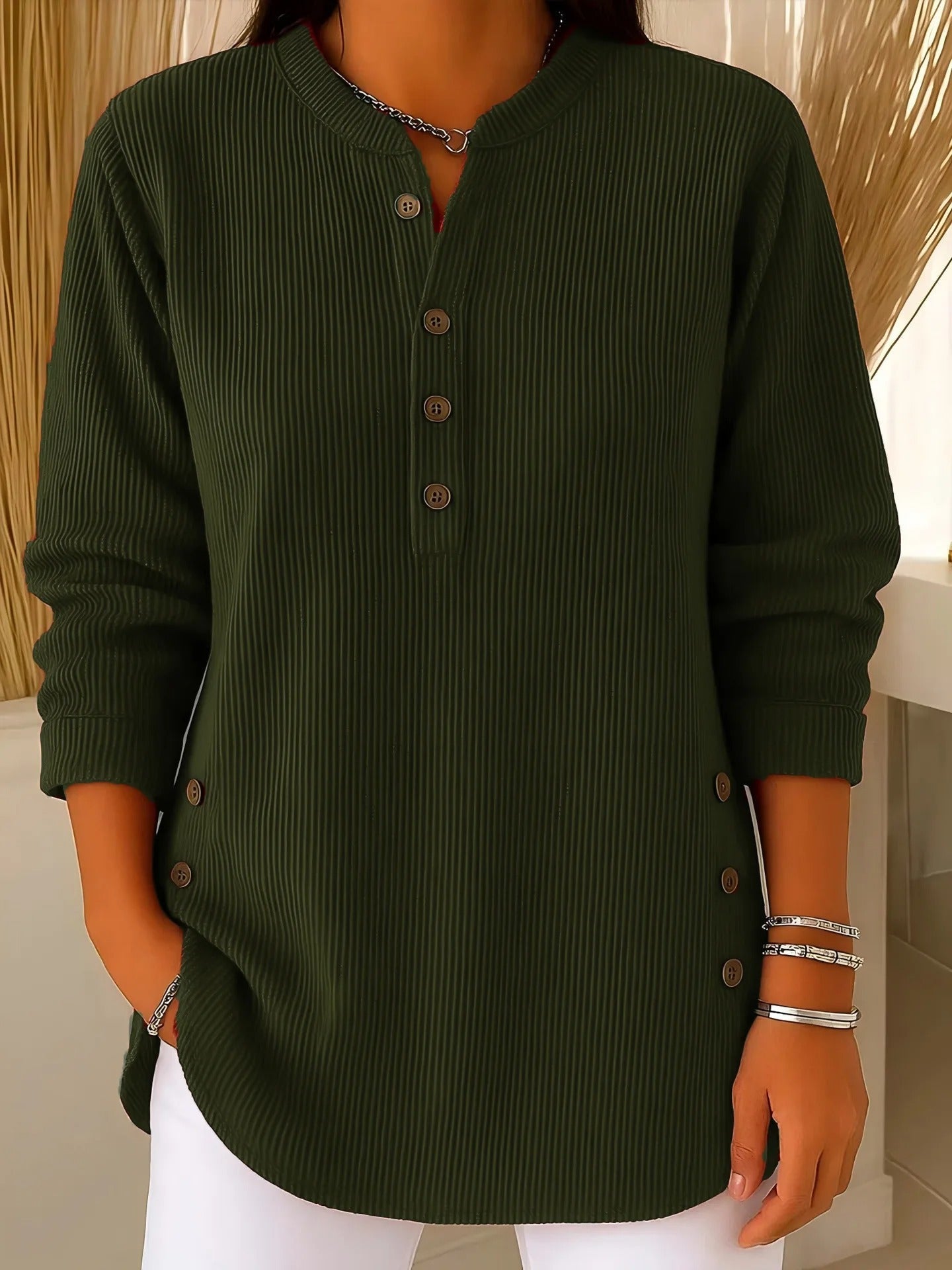 Pull En Tricot À Manches Longues