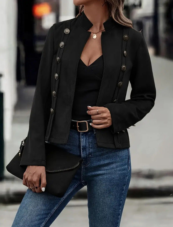 Veste Manteau rétro à manches longues