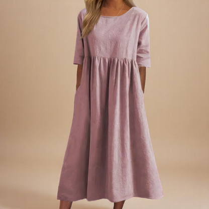 Robe Aérée En Coton Doux