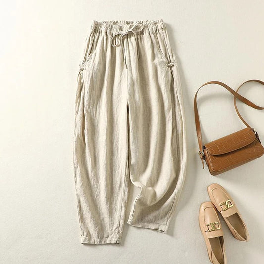 Pantalon Shanna En Lin Pour Femme