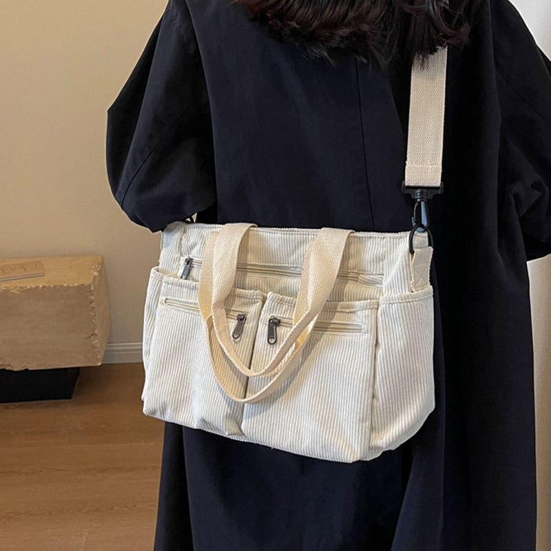 Sac En Velours Côtelé