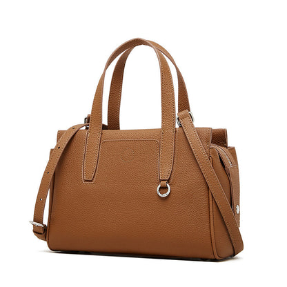 Sac à bandoulière portable en cuir de vachette