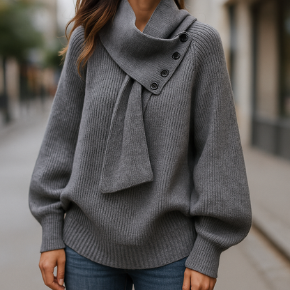 Pull Victoria À Col-Écharpe