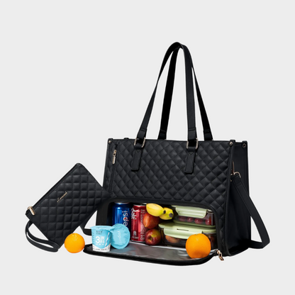 Sac à main 3-EN-1 En Cuir + Pochette Assortie (OFFERTE)