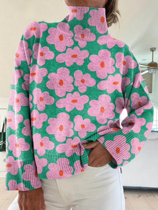 Pull Filly En Coton Avec Col Montant