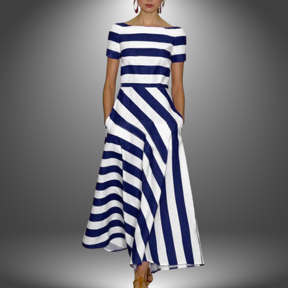 Robe Légère & Fluide À Rayures