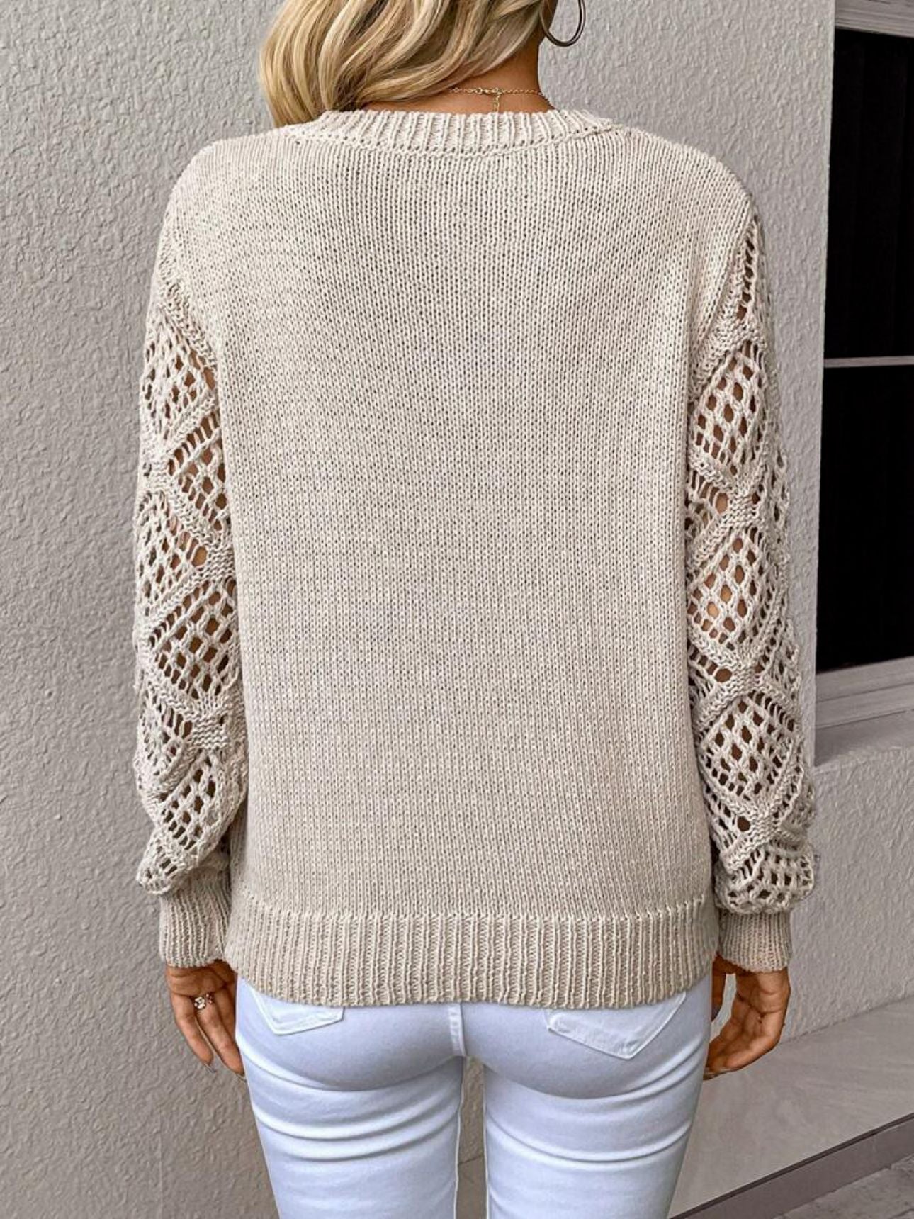Pull-over à col en V