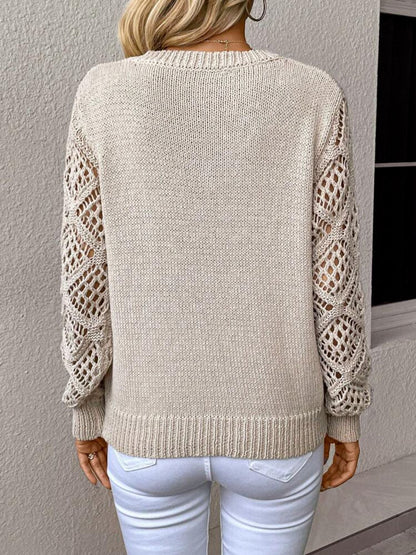 Pull-over à col en V
