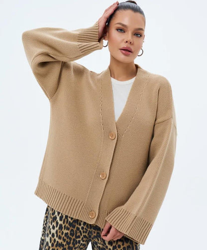 Cardigan épais en tricot