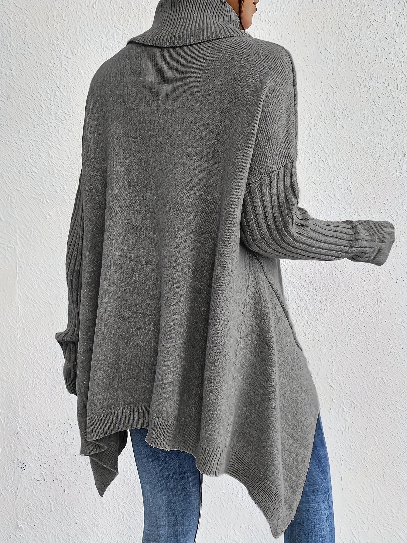 Pull Col Montant Élégant & Décontracté