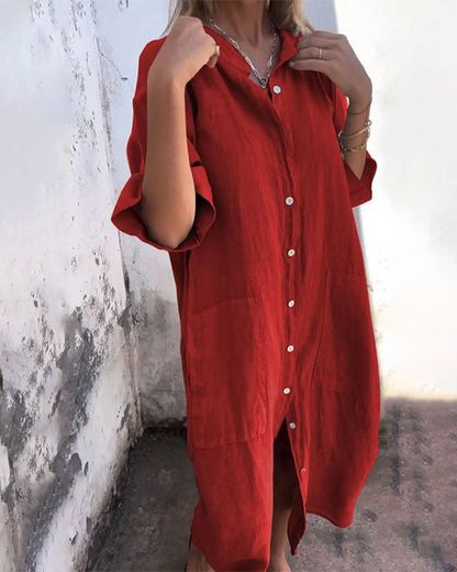 Robe Chemise Longue & Décontractée