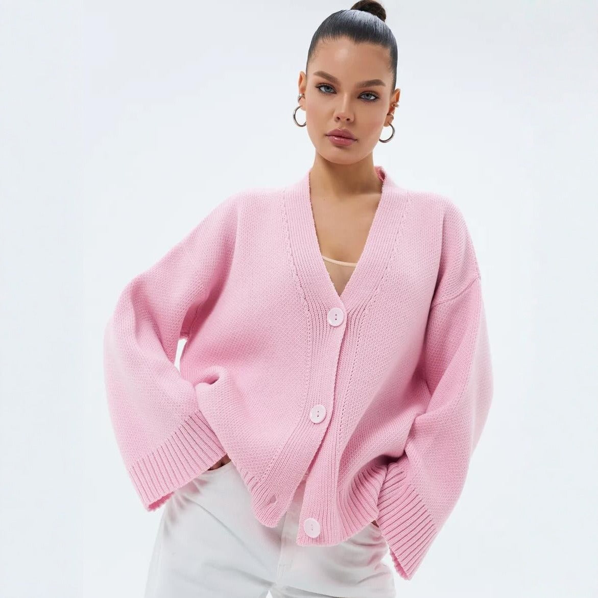 Cardigan épais en tricot