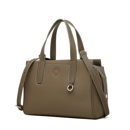Sac à bandoulière portable en cuir de vachette