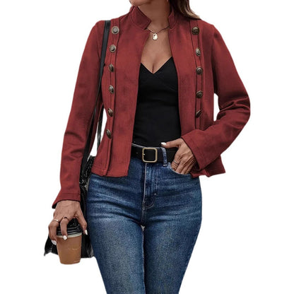 Veste Manteau rétro à manches longues