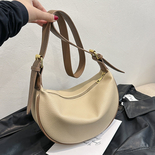 Sac à bandoulière en cuir souple