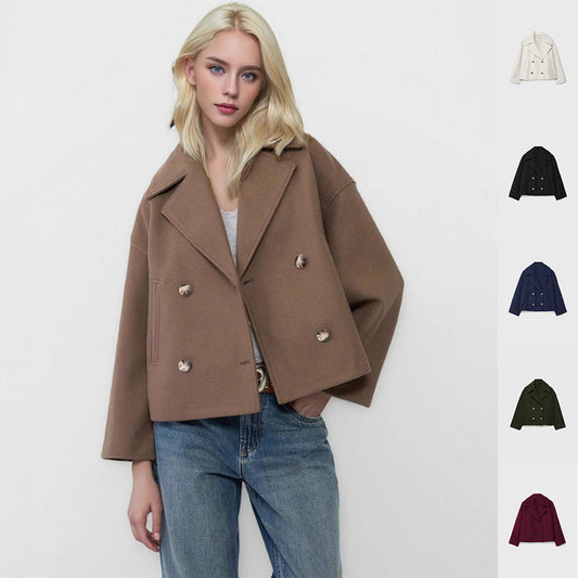 Veste blazer à double boutonnage