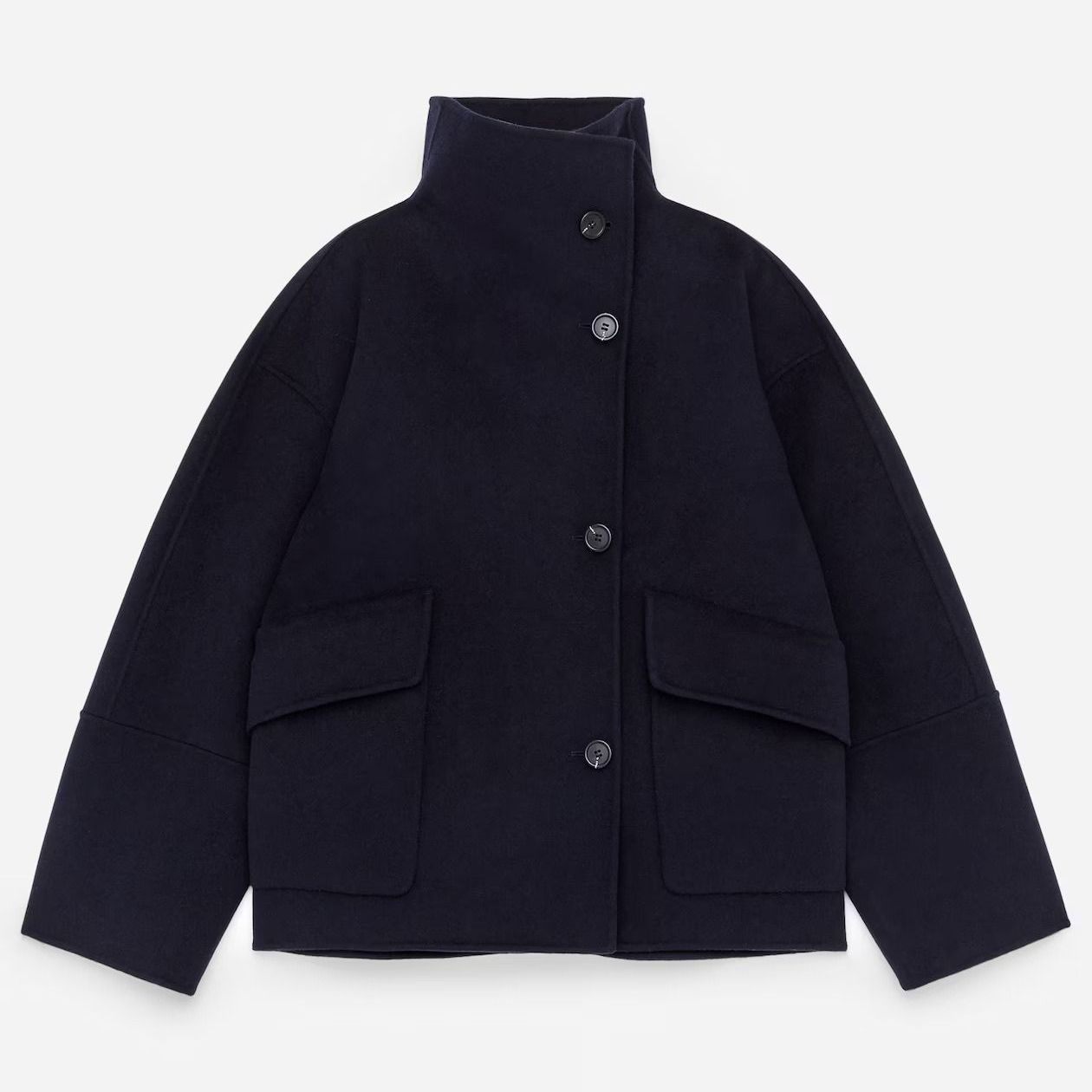 Manteau décontracté à simple boutonnage