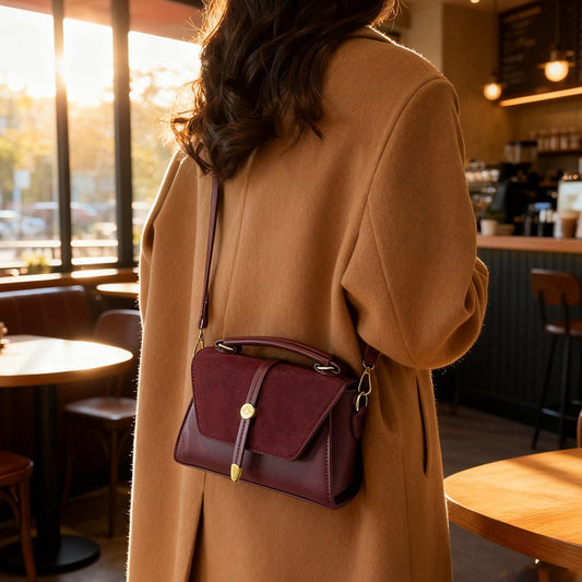 Petit sac à bandoulière rétro carré