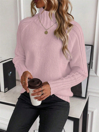 Pull-over à manches longues Raglan pour femmes