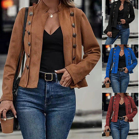 Veste Manteau rétro à manches longues
