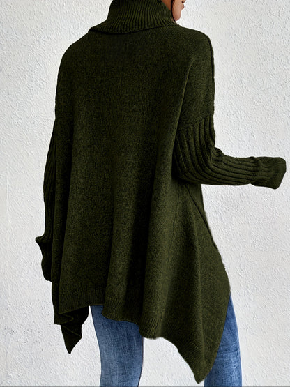 Pull Col Montant Élégant & Décontracté
