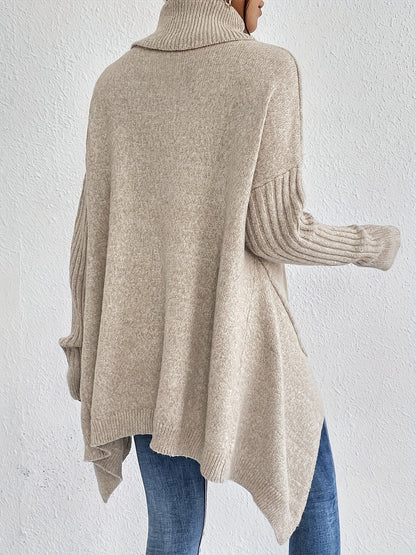 Pull Col Montant Élégant & Décontracté