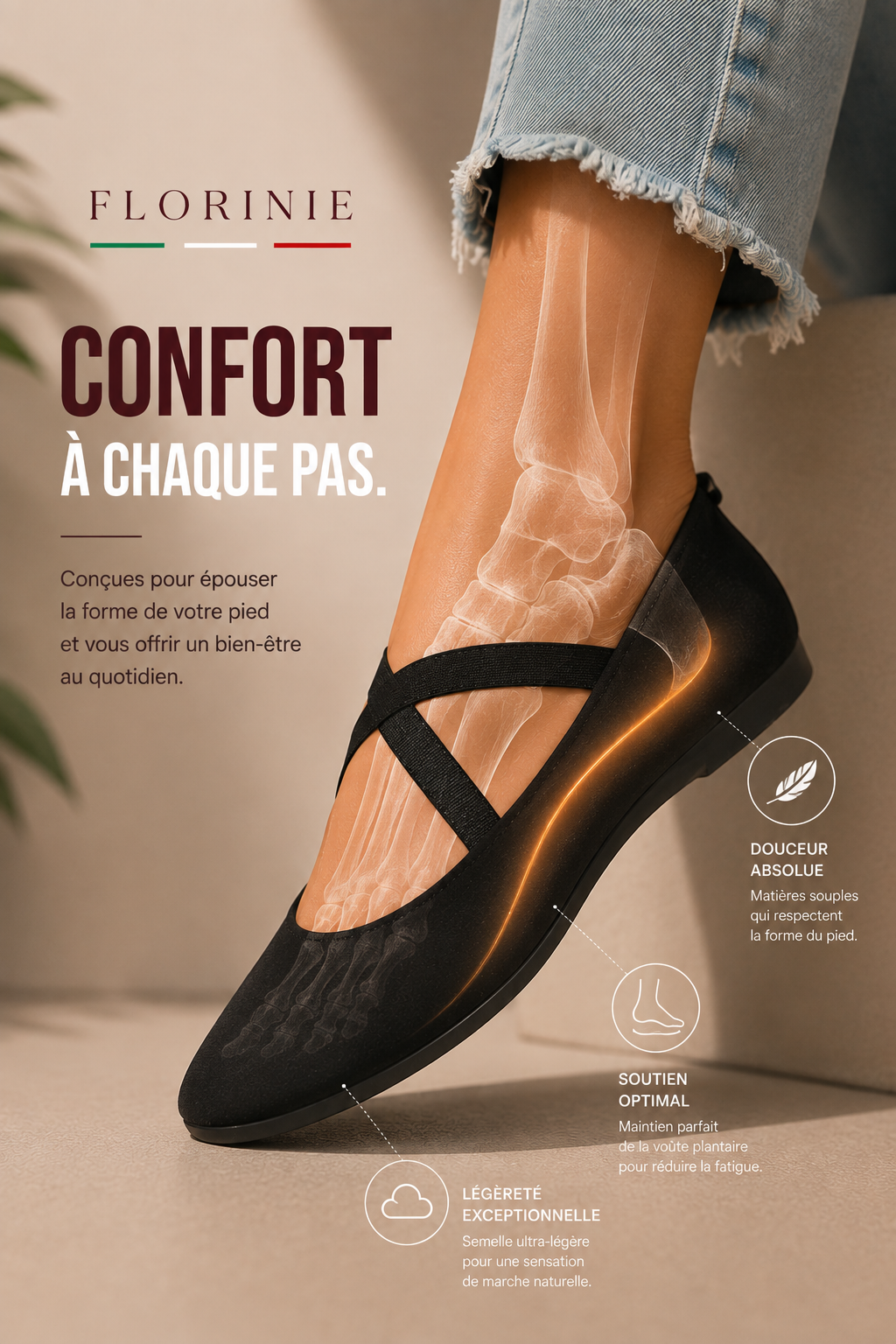 Ballerines Femme Bout Pointu