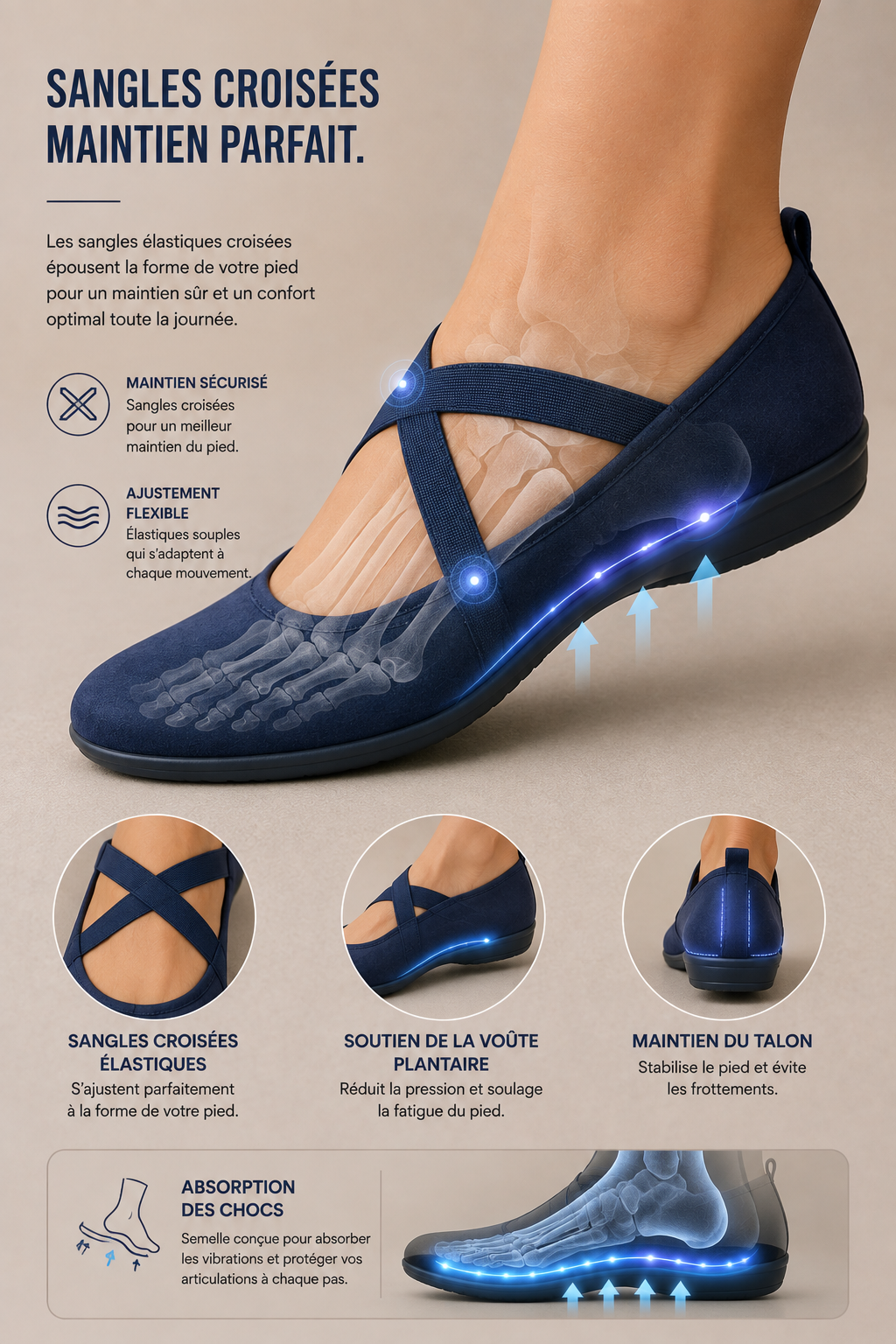 Ballerines Femme Bout Pointu