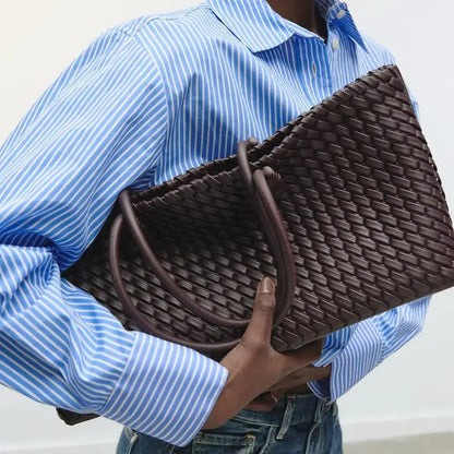 Sac À Main Danni En Cuir Tressé