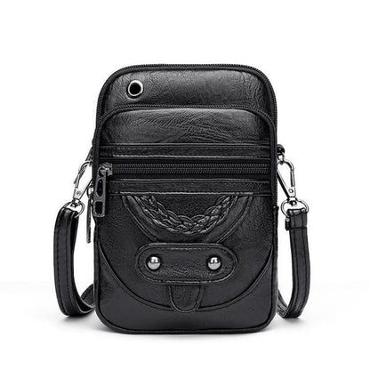 Sac à Bandoulière Vintage En Cuir