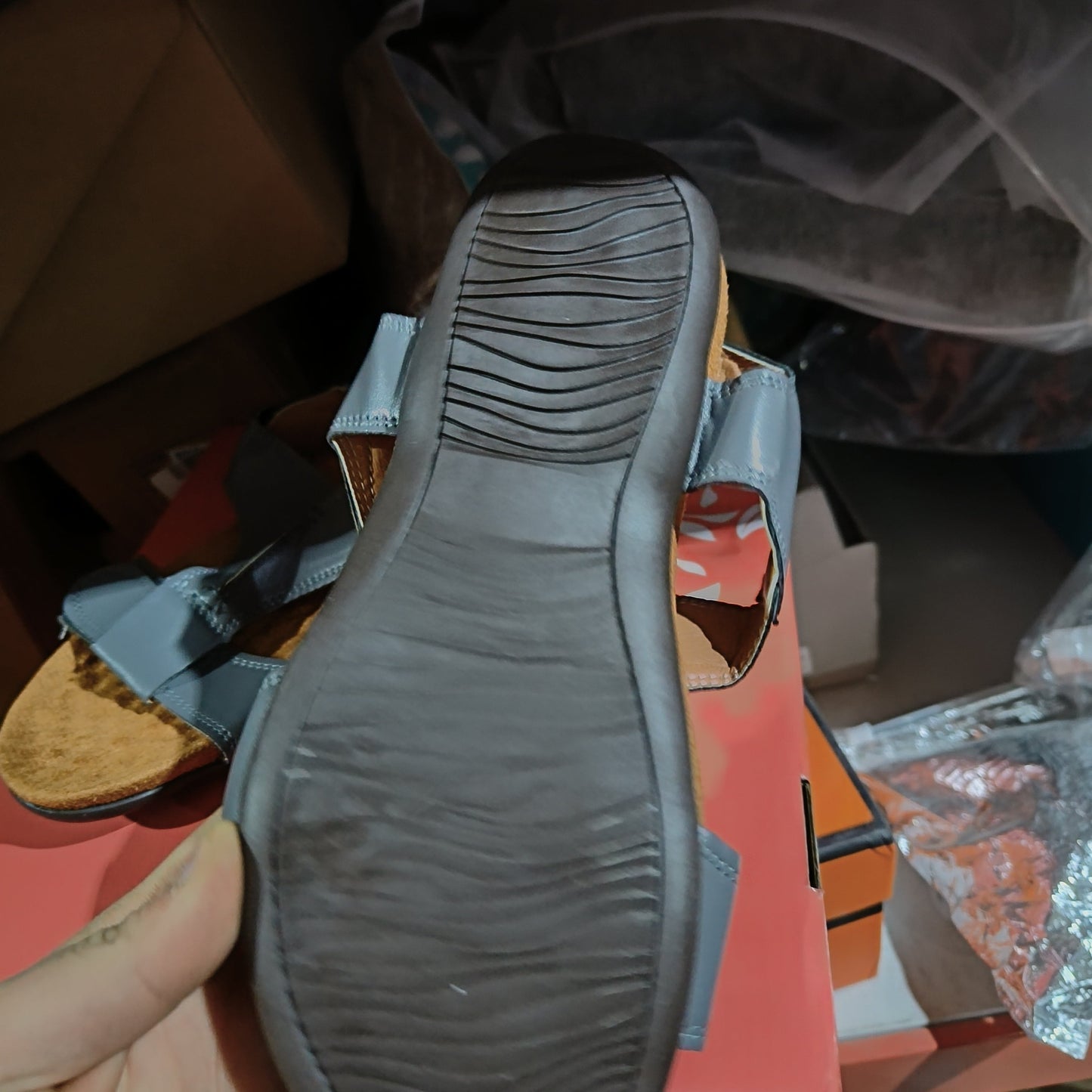 Sandales à velcro