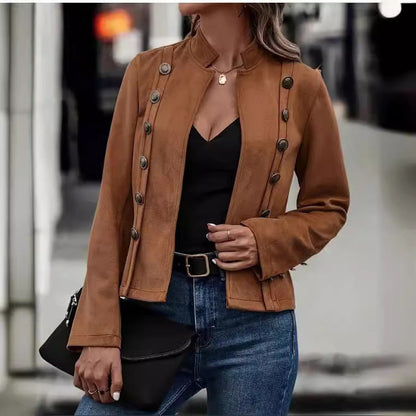Veste Manteau rétro à manches longues