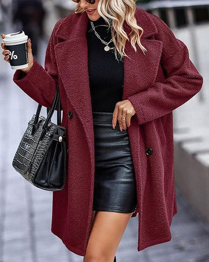 Manteau Long Femme Boutonné – Chic, Élégant