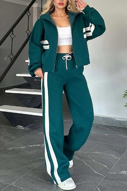 Fashion Two-piece Women's White Sports Suit Loose Sports Shirt Casual Pants Sets Sportswear Women Clothes Tracksuit Women Outfits