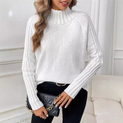 Pull-over à manches longues Raglan pour femmes
