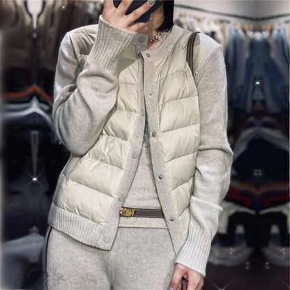 Veste Doudoune Cardigan Femme