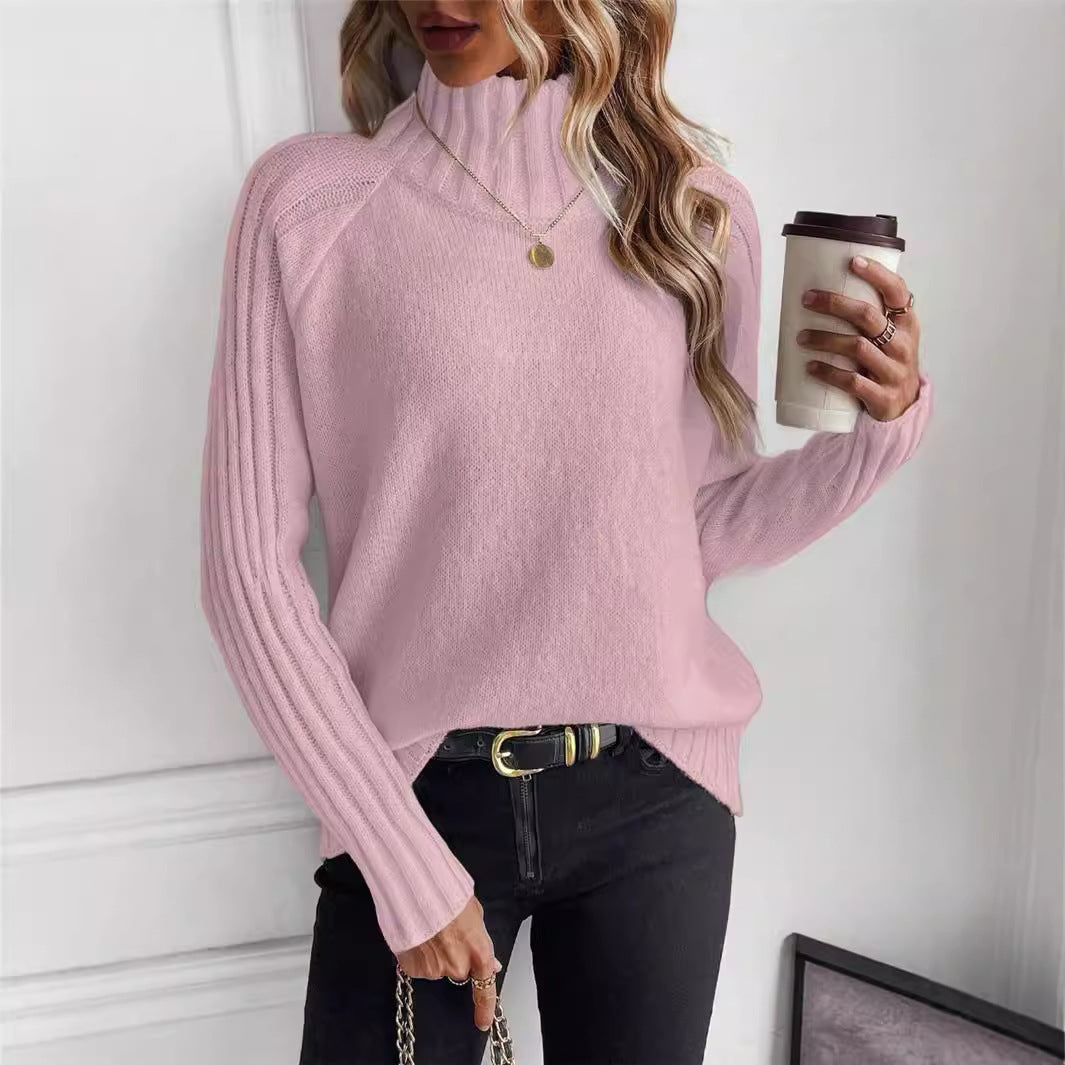 Pull-over à manches longues Raglan pour femmes