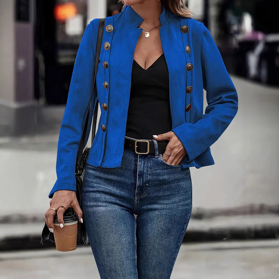 Veste Manteau rétro à manches longues