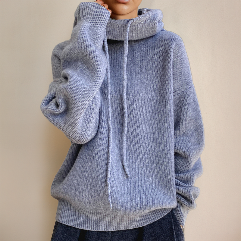 Sweat À Capuche Oversize Tricoté