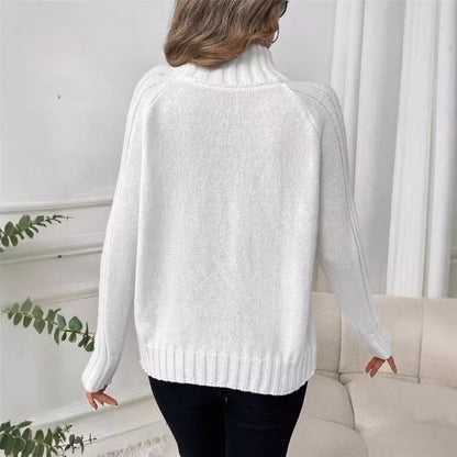 Pull-over à manches longues Raglan pour femmes