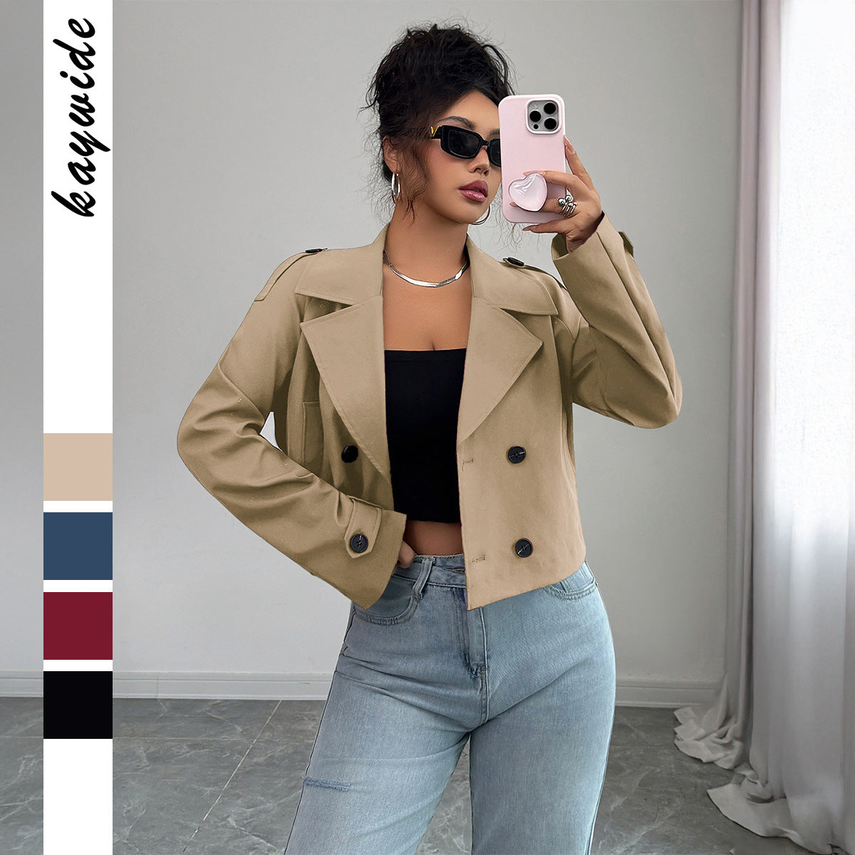 Veste sans manches minimaliste décontracté