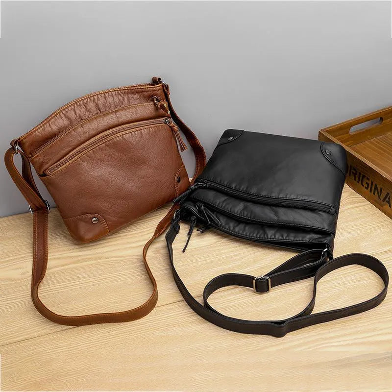 Sac à Bandoulière En Cuir Végétal