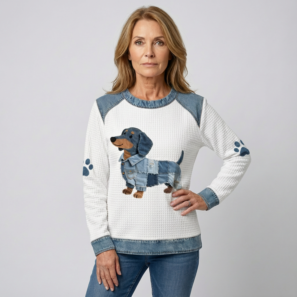 Pull Leina En Coton & Denim
