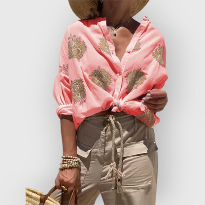 Chemise Milos Brodée & Décontractée