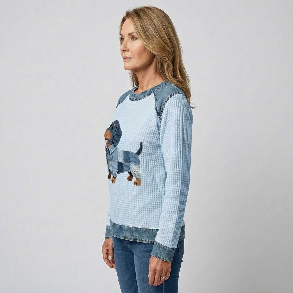 Pull Leina En Coton & Denim