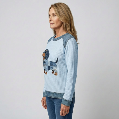 Pull Leina En Coton & Denim