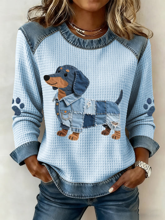 Pull Leina En Coton & Denim